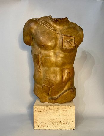 "Perseo" Igor Mitoraj - Busto in bronzo