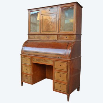 Louis XVI Directoire Period Cylinder Desk Late 18th Century Mahogany