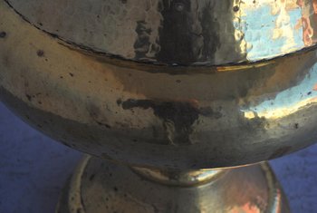 Large Hammered Copper From Solid Damascus Height 76 Cm