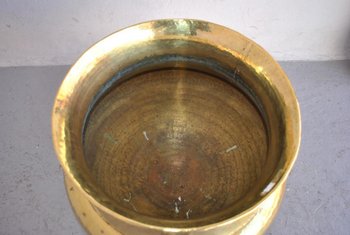 Large Hammered Copper From Solid Damascus Height 76 Cm