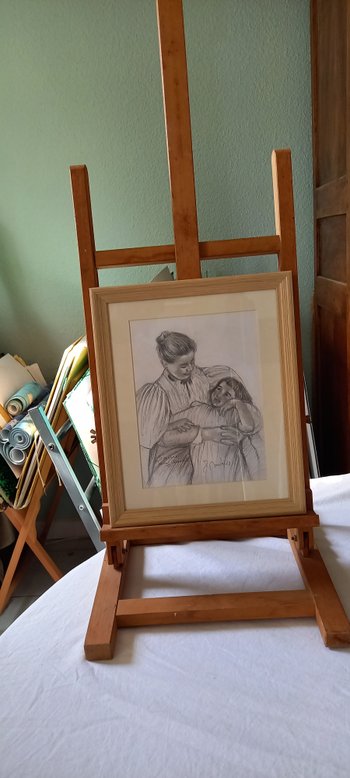Graphitzeichnung nach Mary Cassat