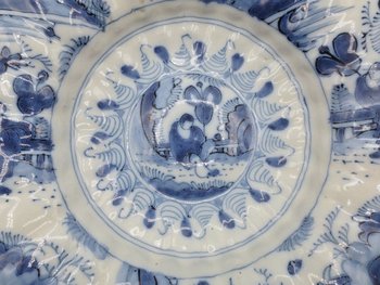 London Earthenware Dish, Late 17th Century.