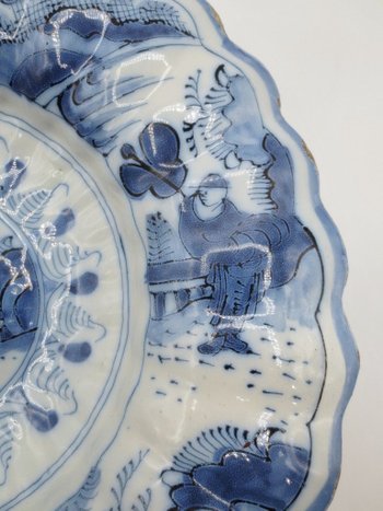London Earthenware Dish, Late 17th Century.