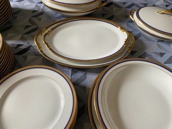 Table service 47 plates, Limoges