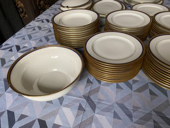 Table service 47 plates, Limoges