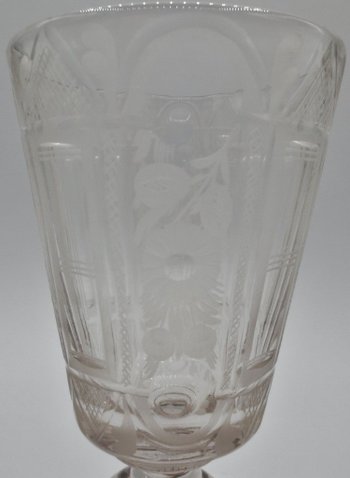 Verre à Jambe XVIIIe Siècle.