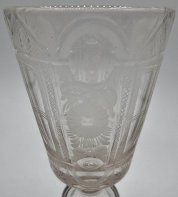 Verre à Jambe XVIIIe Siècle.