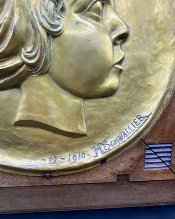 SCHWALLIER BRONZE PLATE 1910