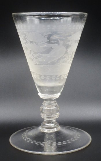 Böhmisches Glas, 18. Jahrhundert.