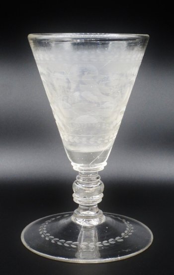 Böhmisches Glas, 18. Jahrhundert.