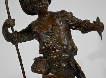 Coppia di Soggetti Regolati "Il Pescatore e la Pescatrice", di G.Maxim - Inizio XX Sec.