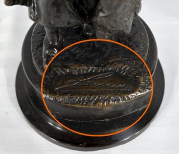 Bronzi “Il pastore e la pastorella”, firmati Laurini, secondo L & F. Moreau – Inizio XX secolo