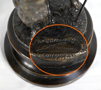 Bronzi “Il pastore e la pastorella”, firmati Laurini, secondo L & F. Moreau – Inizio XX secolo