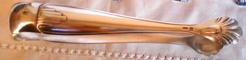 12 teaspoons + matching sugar tongs in silver Orfèvre Perrin