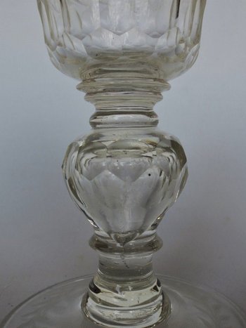 Bohemian leg glass, Mid 18th Century.