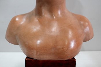 Terracotta bust of Louise Brongniart, after Houdon – 1900