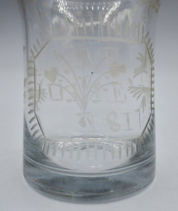 Glass Beginning of the XIXth century.
