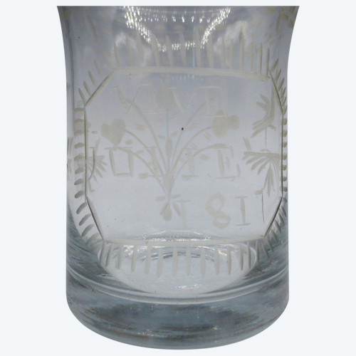 Glass Beginning of the XIXth century.