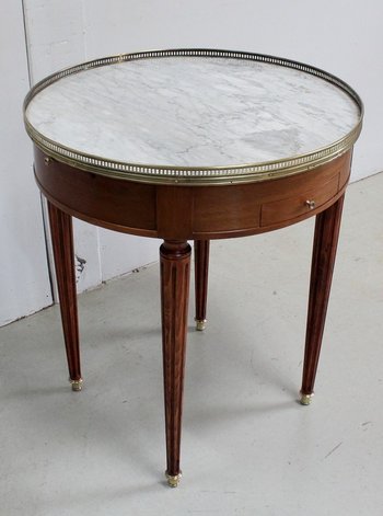 Table Bouillotte en Acajou, goût Louis XVI – Début XXe