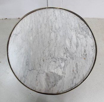 Table Bouillotte en Acajou, goût Louis XVI – Début XXe