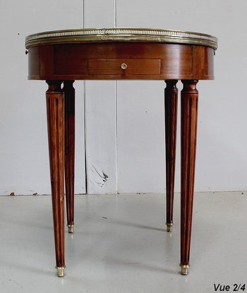 Table Bouillotte en Acajou, goût Louis XVI – Début XXe
