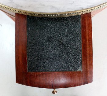 Table Bouillotte en Acajou, goût Louis XVI – Début XXe