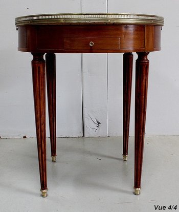 Table Bouillotte en Acajou, goût Louis XVI – Début XXe