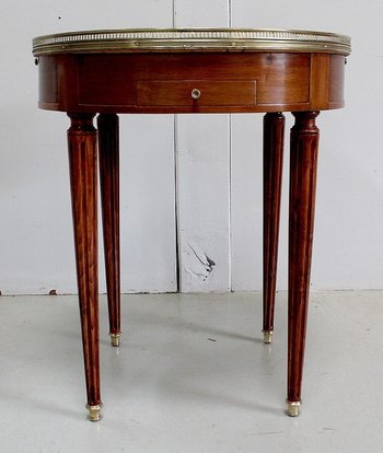 Table Bouillotte en Acajou, goût Louis XVI – Début XXe