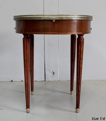Table Bouillotte en Acajou, goût Louis XVI – Début XXe