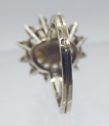 Anello, Perla E Oro Bianco.
