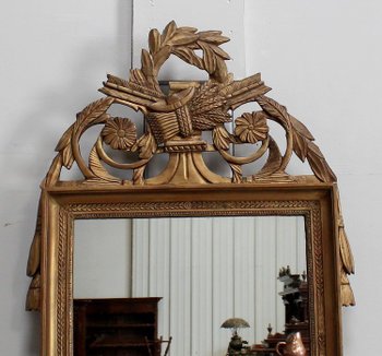 Miroir en Bois Doré, style Louis XVI – Début XIXe