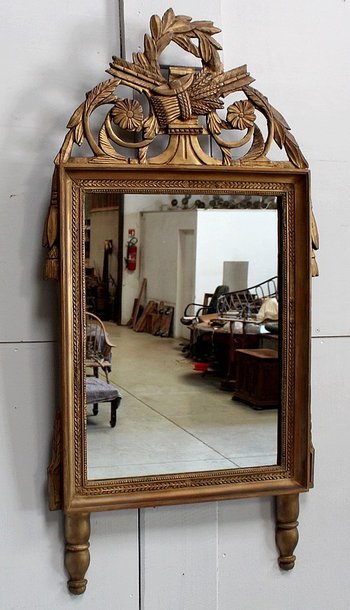 Miroir en Bois Doré, style Louis XVI – Début XIXe