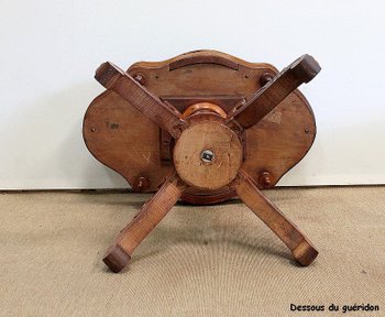Petit Guéridon Violon en Acajou – 2ème moitié XIXe