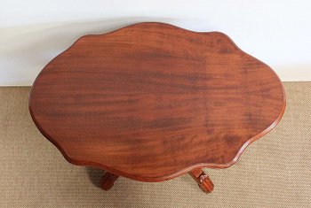 Petit Guéridon Violon en Acajou – 2ème moitié XIXe