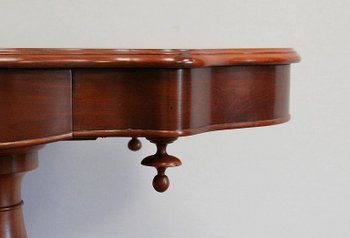 Petit Guéridon Violon en Acajou – 2ème moitié XIXe