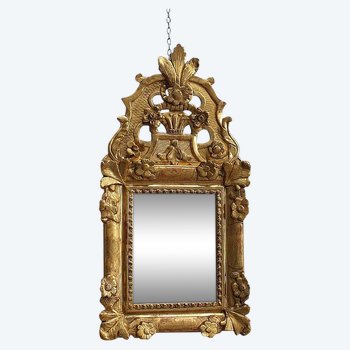 Petit Miroir en Bois Doré, style Régence – Fin XIXe