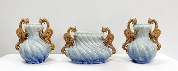 Barbotine Trim, Art Nouveau - 1900