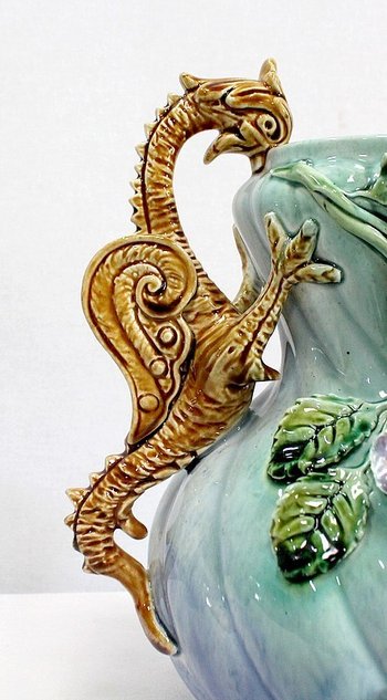 Barbotine Trim, Art Nouveau - 1900