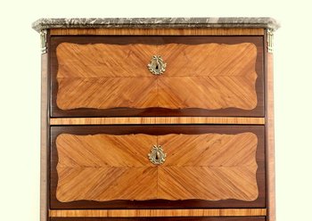 Chiffonnier en Bois Précieux, époque Louis XV – XVIIIe