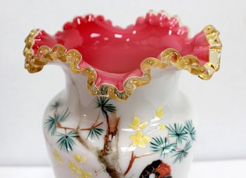 Important Pair of Opaline Vases – 1900