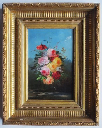 Paire De Bouquets, XIXe Siècle.