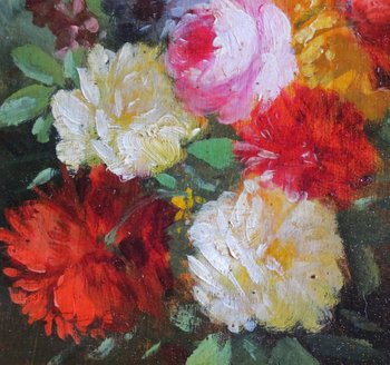 Paire De Bouquets, XIXe Siècle.