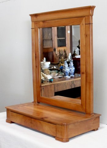 Psyché de Commode en Merisier Massif, époque Restauration – 1ère moitié du XIXe