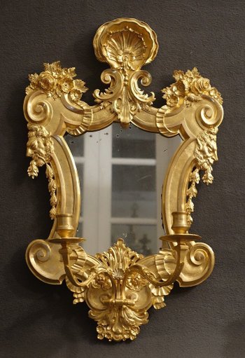 Paire De Grandes Appliques Louis XIV, XIXème
