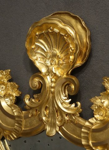 Paire De Grandes Appliques Louis XIV, XIXème
