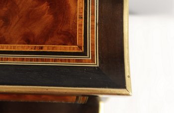 Travel case in Thuya magnifying glass, Napoleon III period – Mid-19th century