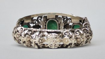 Bracelet En Argent Massif XIXe Siècle.