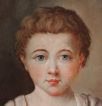 Portrait of Eleanor, pastel of Louis XV period.