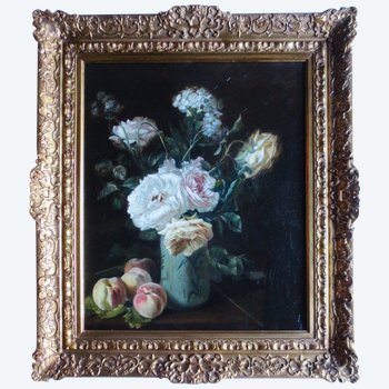 Bouquet signed C. Gontier, XIXth Century.