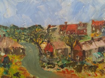Pierre LASSALE (born in 1939) landscape of Vendée.